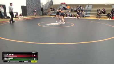 JV-10 lbs Round 5 - Harper Chase, Iowa City, West vs Olivia Paulsen, Waukon