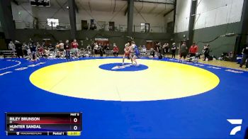 150 lbs Cons. Round 5 - Riley Brunson, ID vs Hunter Sandal, WA