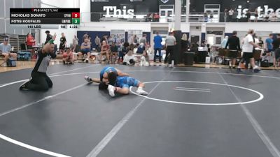 140 lbs Rr Rnd 2 - Nicholas Donato, Henlopen Hammers - HSC vs Fotis Koufalis, Empire Black - HSC