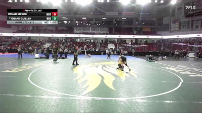 113 lbs Quarterfinal - Tobias Guillen, Meridian vs Ethan Meyer, Mountain View