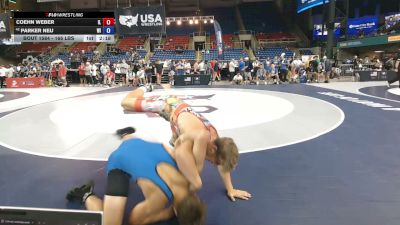 165 lbs Champ. Rd Of 64 - Coehn Weber, Illinois vs Parker Neu, Wisconsin