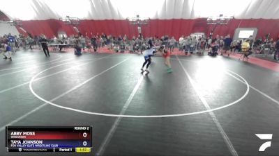 119 lbs Round 2 - Abby Moss, Wisconsin vs Taya Johnson, Fox Valley Elite Wrestling Club