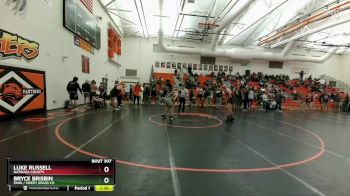 138C Round 4 - Luke Russell, Natrona County vs Bryce Brisbin, Park / Sweet Grass Co