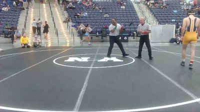125 lbs Cons. Round 4 - William Bishop, Reinhardt University (GA) vs Tyler Washburn, Unattached The Citadel