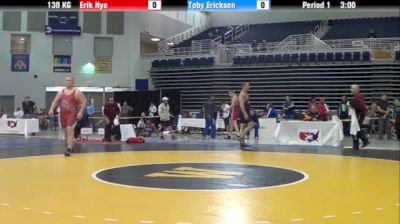 130kg Semi-finals Erik Nye (USA) vs. Toby Erickson (USA)