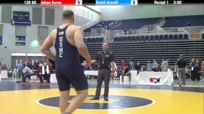 130kg Semi-finals Johan Euren (Sweden) vs. David Arendt (USA)