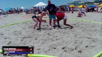 60 lbs Quarterfinal - Kylie Brigman, Lumberton High School Wrestling vs Jada Fowler, Maryland