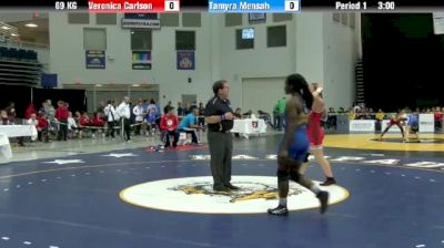 69kg Semi-finals Veronica Carlson (NYAC) vs. Tamyra Mensah (TMWC)