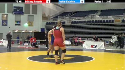 75kg Finals Jackie Cataline (USA) vs. Brittney Roberts (USA)