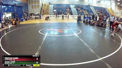 106 lbs Round 2 (8 Team) - Evan Cope, Bandits WC vs Tristan Horn, Alpha Dogs