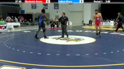 97kg Quarter-finals Chad Hanke (TMWC) vs. Josh Manu (Unattached)