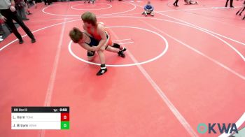 Rr Rnd 3 - Logan Hern, Tonkawa Takedown Club vs Jacob Brown, Newkirk Takedown