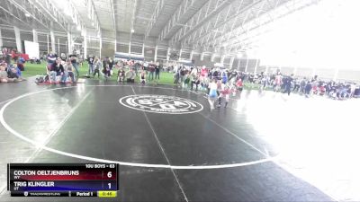 63 lbs Semifinal - Colton Oeltjenbruns, WY vs Trig Klingler, UT