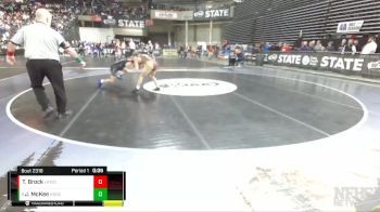 2A 132 lbs Cons. Round 3 - Jacob McKee, Hockinson vs Taylor Brock, Lakewood