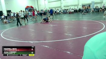 132 lbs Semis & Wb (16 Team) - Evan Cordrey, Team Delaware vs Maxwell Beck, Foxfire Wrestling Club