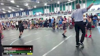 60 lbs Round 3 (10 Team) - Owen Mangan, Glasgow WA vs Lucas Rey, Gate Keepers Athletics