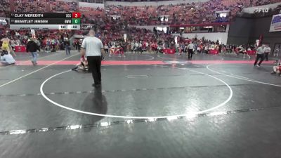 100 lbs Cons. Round 4 - Clay Meredith, St. Croix Central vs Brantley Jensen, Northwestern