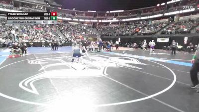 G115-5A 3rd Place Match - Brooklynn Gustafson, Thornton Girls vs Tylee Schultz, Pine Creek Girls