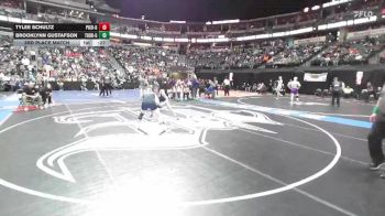 G115-5A 3rd Place Match - Brooklynn Gustafson, Thornton Girls vs Tylee Schultz, Pine Creek Girls