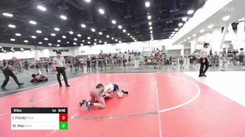 95 lbs Consi Of 4 - Isaiah Flores, Pounders WC vs William Max, Savage House WC