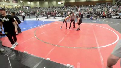 98 lbs Consi Of 8 #2 - Remington Parton, Battle Mountain WC vs Kendall Cass, DUB Wrestling