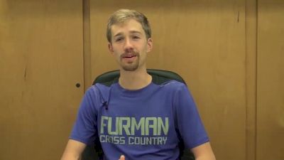 Furman's Tripp Hurt running fast and growing that 'stache