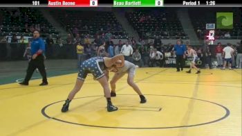 101lbs Finals Beau Bartlett (PA) vs. Austin Boone (MI)