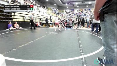 91 lbs Rr Rnd 1 - Sophia Stephens, F-5 Grappling vs Jewels Mcclendon, Viking Wrestling Club