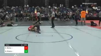 126 lbs Consolation - Carter Bailey, CA vs Nicolar Rivera, WI