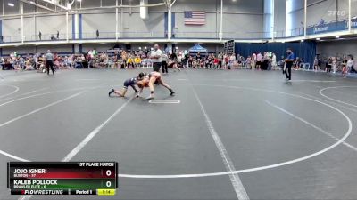 84 lbs Finals (2 Team) - Kaleb Pollock, Brawler Elite vs Jojo Igneri, Buxton