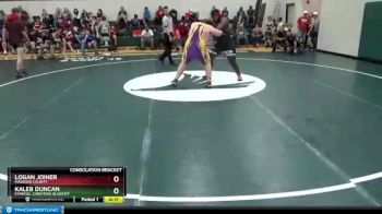 285 lbs Consolation Bracket - Kaleb Duncan, Evangel Christian Academy vs Logan Joiner, Madison County