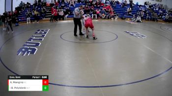 160 lbs Cons. Semi - Ben Polyblank, Connellsville vs Aiden Mangino, New Castle