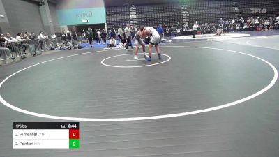 175 lbs Consi Of 32 #2 - Dawsen Pimentel, Layton vs Chaz Ponton, Mountain View (ID)