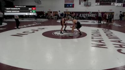 149 lbs Semifinal - Matt Randolph, Augsburg vs Owen Denstad, Upper Iowa