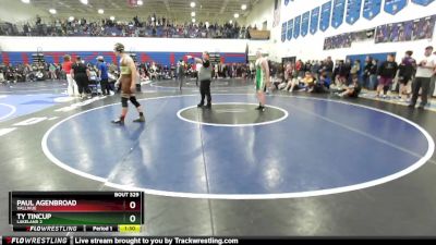 165 lbs Cons. Round 2 - Paul Agenbroad, Vallivue vs Ty Tincup, Lakeland 2