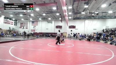 175 lbs Quarterfinal - Colby Marson, Woodland* vs Bartlomiej Powala, Plainville