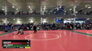 75 lbs Finals (2 Team) - Joey Sesock, Highland vs Alex Papp, Barberton
