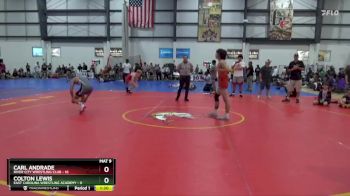 126 lbs Round 3 (3 Team) - Carl Andrade, RIVER CITY WRESTLING CLUB vs Colton Lewis, EAST CAROLINA WRESTLING ACADEMY