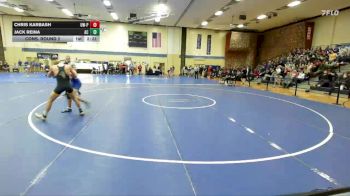 125 lbs Cons. Round 2 - Chris Karbash, Wisconsin-Platteville vs Jack Reina, Augustana (il)