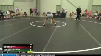 220 lbs Semis & 3rd Wb (16 Team) - Aidan Schlett, New Jersey vs Geronimo Oxendine, North Carolina