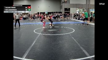 97 lbs Champ. Round 1 - Lillian Twigg, Bulldog vs Mya McKitrick, Wildcat