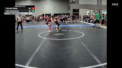 97 lbs Champ. Round 1 - Lillian Twigg, Bulldog vs Mya McKitrick, Wildcat