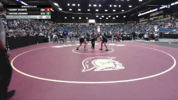 190 lbs Cons. Round 3 - Gabby Duarte, Emporia Hs vs Jaycee Crumet, Kansas City - Turner HS