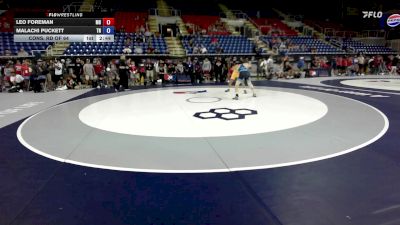 150 lbs Cons. Rd Of 64 - Leo Foreman, MD vs Malachi Puckett, TN