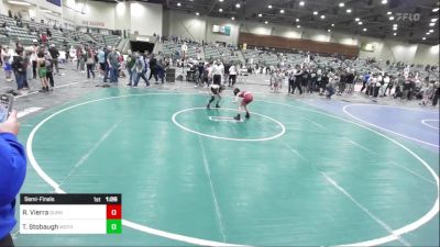 73 lbs Semifinal - Roman Vierra, Durham Elite vs Tanner Stobaugh, Motherlode WC