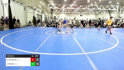 140 lbs Rr Rnd 2 - Seth Karplunk, Team Gotcha vs Jimmie Bailes, Joker GT