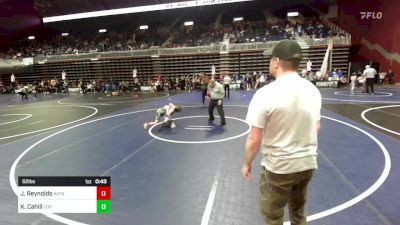 62 lbs Quarterfinal - Jonah Reynolds, Natrona Colts WC vs Knixon Cahill, Top Of The Rock WC