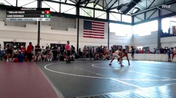 112-116 lbs 1st Place Match - Kellan Hack, Frankfort Gladiators vs Liam Bissman, Hononegah Wrestling Club