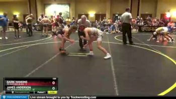 125 lbs Round 2 (4 Team) - Daire Hankins, MO Outlaws Black vs James Anderson, The Untouchables Purple