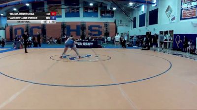 140 lbs Semifinal - Naima Rodriguez, Fauquier vs Audrey Jane Pierce, PWC